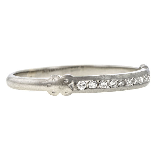 Vintage ring: a Diamond Wedding Band sold by Doyle & Doyle vintage and antique jewelry boutique.