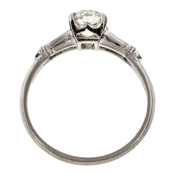 Vintage Engagement Ring, Old Euro 1.05ct. sold by Doyle & Doyle vintage and antique jewelry boutique.
