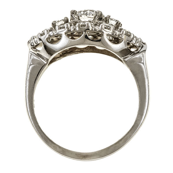 Vintage Diamond Engagement Ring, RBC 0.67ct. sold by Doyle & Doyle vintage and antique jewelry boutique.