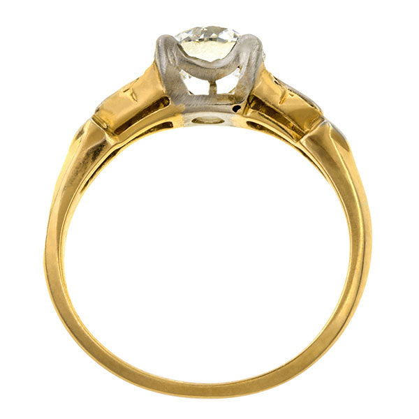 Art Deco Engagement Ring, Old European 1.06ct. sold by Doyle & Doyle vintage and antique jewelry boutique.