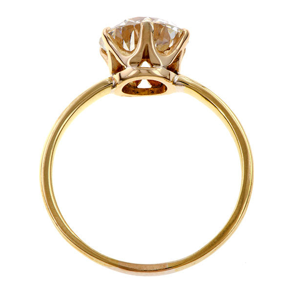 Vintage Solitaire Engagement Ring, Circular Brilliant 2.07ct. sold by Doyle & Doyle vintage and antique jewelry boutique.