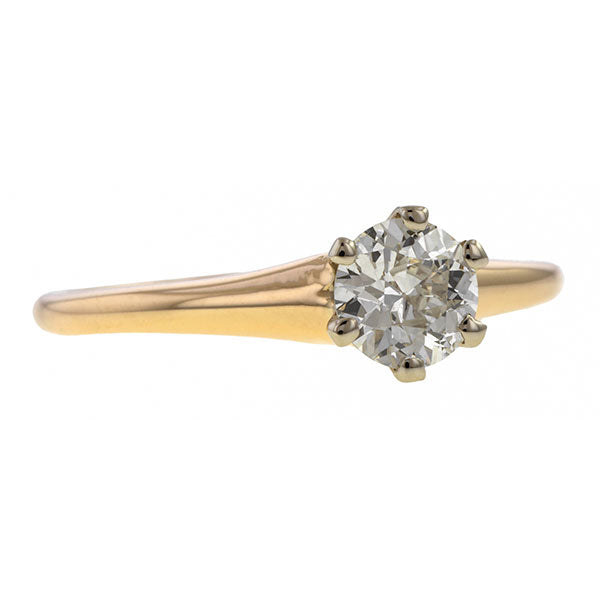 Vintage Solitaire Engagement Ring, Circular Brilliant 0.53ct. sold by Doyle & Doyle vintage and antique jewelry boutique.