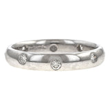 Vintage Scatter Set Diamond Wedding Band sold by Doyle & Doyle vintage and antique jewelry boutique.