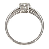 Vintage Engagement Ring, Old Euro 0.80ct. sold by Doyle & Doyle vintage and antique jewelry boutique.