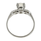 Vintage Engagement Ring, Circular Brilliant 0.86ct. sold by Doyle & Doyle vintage and antique jewelry boutique.