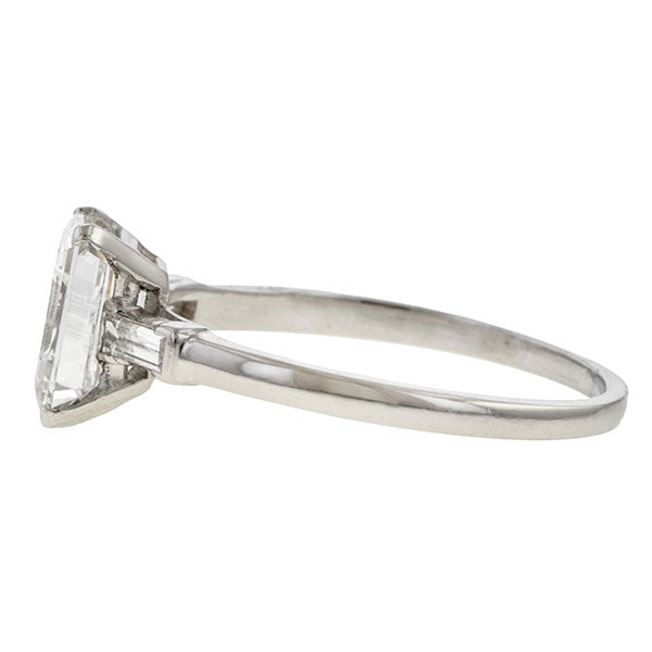 Vintage Emerald Cut Engagement Ring, 2.01ct. sold by Doyle & Doyle vintage and antique jewelry boutique.