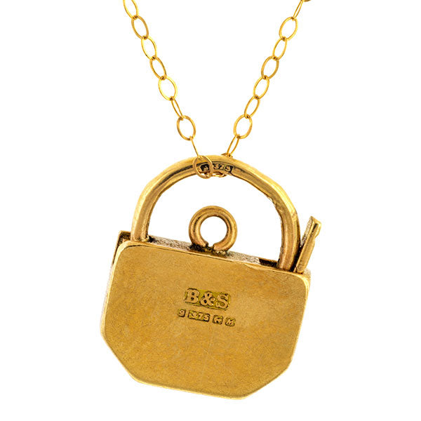 PadLock sold by Doyle & Doyle vintage and antique jewelry boutique.