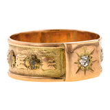 Victorian Diamond Wedding Band sold by Doyle and Doyle an antique and vintage jewelry boutique