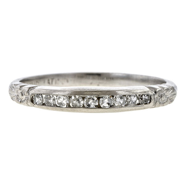 Vintage Diamond Band sold by Doyle & Doyle vintage and antique jewelry boutique.