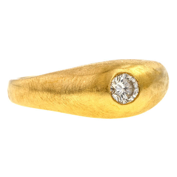 Antique Gypsy Set Diamond Ring, RBC 0.25ct. sold by Doyle & Doyle vintage and antique jewelry boutique.