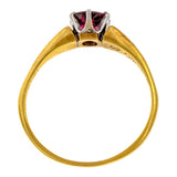 Antique Garnet Ring sold by Doyle & Doyle vintage and antique jewelry boutique.