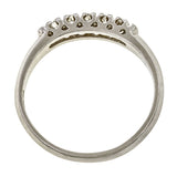 Vintage Diamond Wedding Band Ring, Size 6 3/4