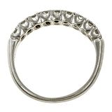 Vintage Diamond Wedding Band Ring, Size 5 1/4