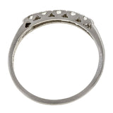 Vintage Diamond Wedding Band Ring, Size 7 3/4