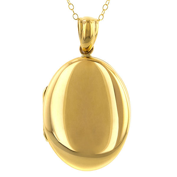 Oval Locket sold by Doyle & Doyle vintage and antique jewelry boutique.