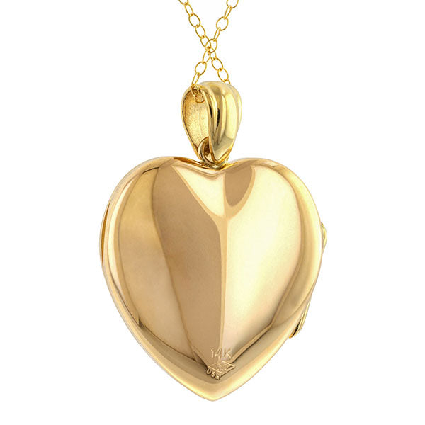 Heart Locket sold by Doyle & Doyle vintage and antique jewelry boutique.