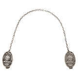 Antique ABC Cat Bib Clips sold by Doyle and Doyle an antique and vintage jewelry boutique