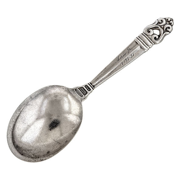 Vintage Baby Spoon sold by Doyle and Doyle an antique and vintage jewelry boutique