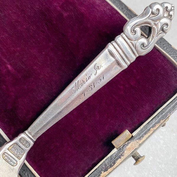 Vintage Baby Spoon sold by Doyle and Doyle an antique and vintage jewelry boutique