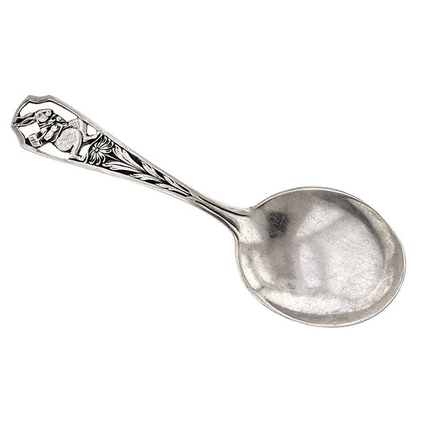Vintage Peter Rabbit Baby Spoon sold by Doyle and Doyle an antique and vintage jewelry boutique