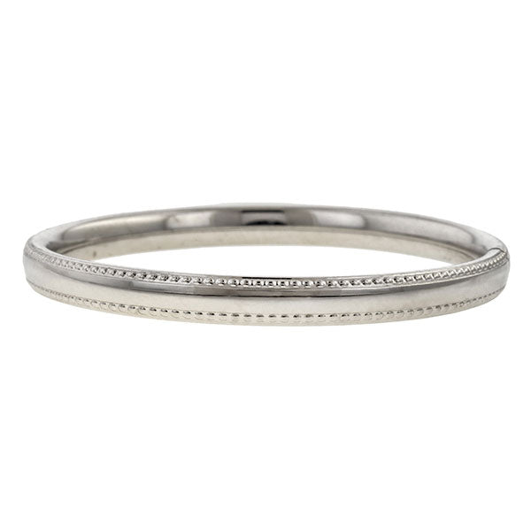 Vintage Silver Baby Bangle Bracelet sold by Doyle and Doyle an antique and vintage jewelry boutique.