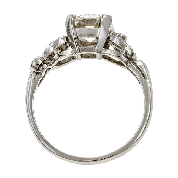 Vintage Engagement Ring, Old European 1.30ct.