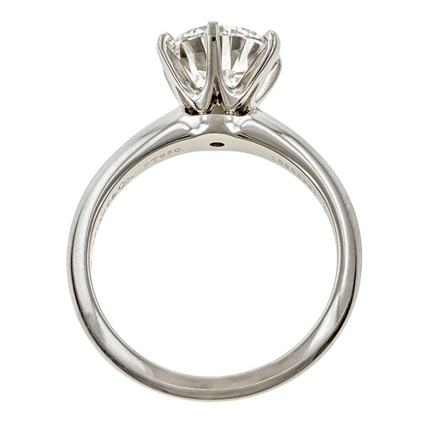 Vintage Tiffany & Co. Engagement Ring, RBC 2.02ct. sold by Doyle and Doyle an antique and vintage jewelry boutique.