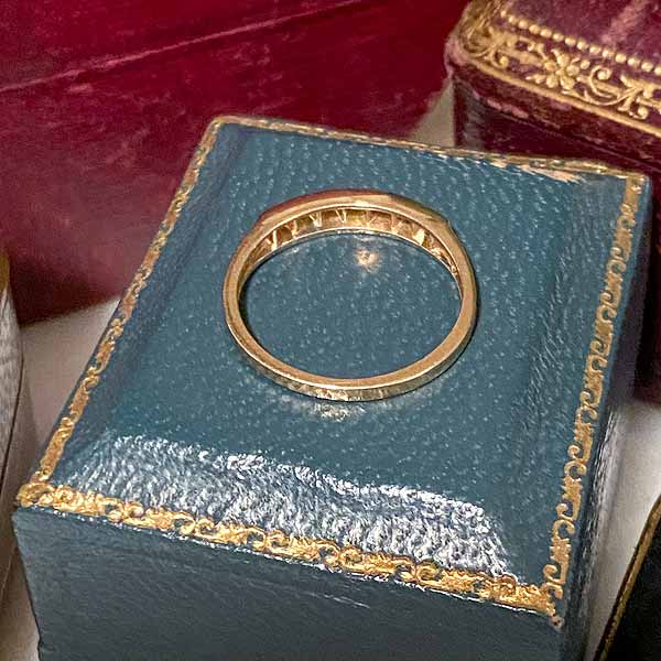 Vintage Diamond Wedding Band Ring sold by Doyle and Doyle an antique and vintage jewelry boutique
