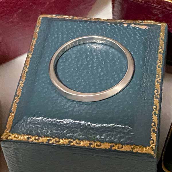 Estate Wedding Band sold by Doyle and Doyle an antique and vintage jewelry boutique