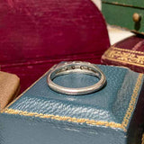 Vintage Diamond Wedding Band Ring sold by Doyle and Doyle an antique and vintage jewelry boutique
