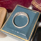 Vintage Diamond Wedding Band Ring sold by Doyle and Doyle an antique and vintage jewelry boutique