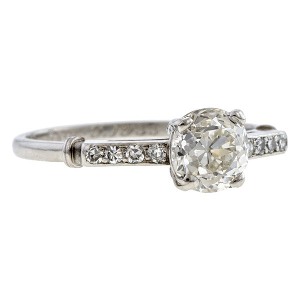 Vintage Engagement Ring, Old European 0.92ct sold by Doyle and Doyle an antique and vintage jewelry boutique