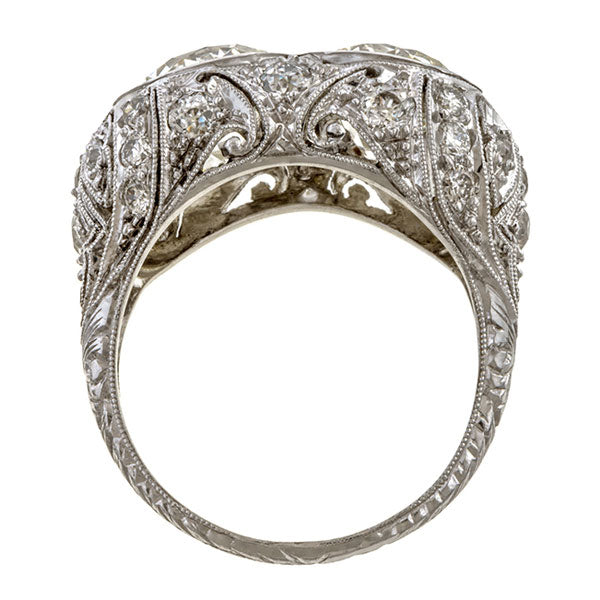 Antique Toi et Moi Engagement Ring sold by Doyle and Doyle an antique and vintage jewelry boutique