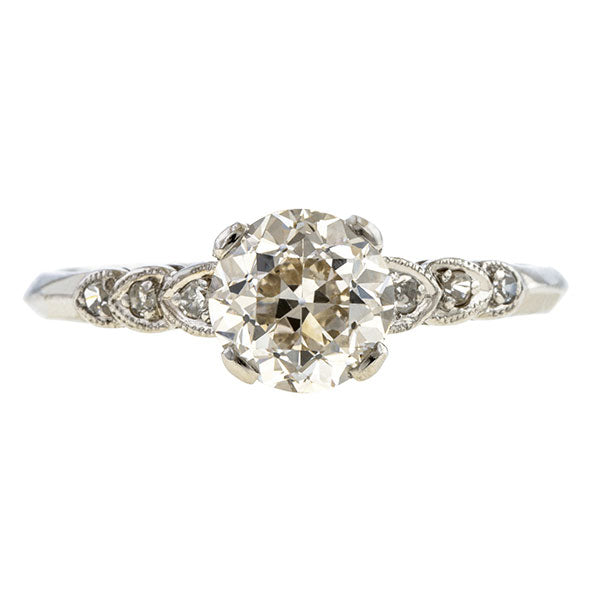Vintage Engagement Ring, CB 1.43ct sold by Doyle and Doyle an antique and vintage jewelry boutique