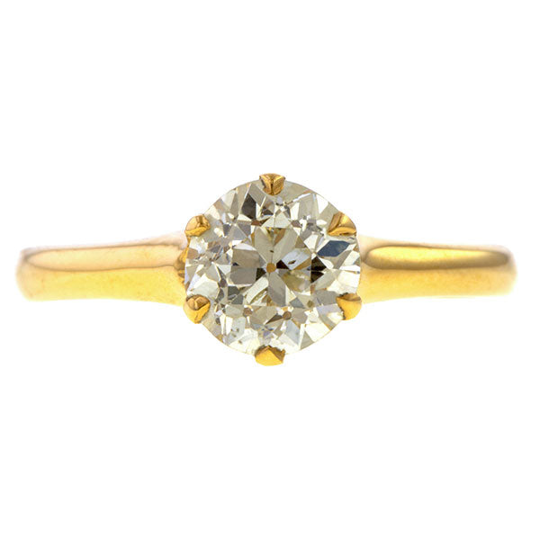Vintage Engagement Ring, Circular Brilliant 1.13ct. sold by Doyle & Doyle an antique and vintage boutique.