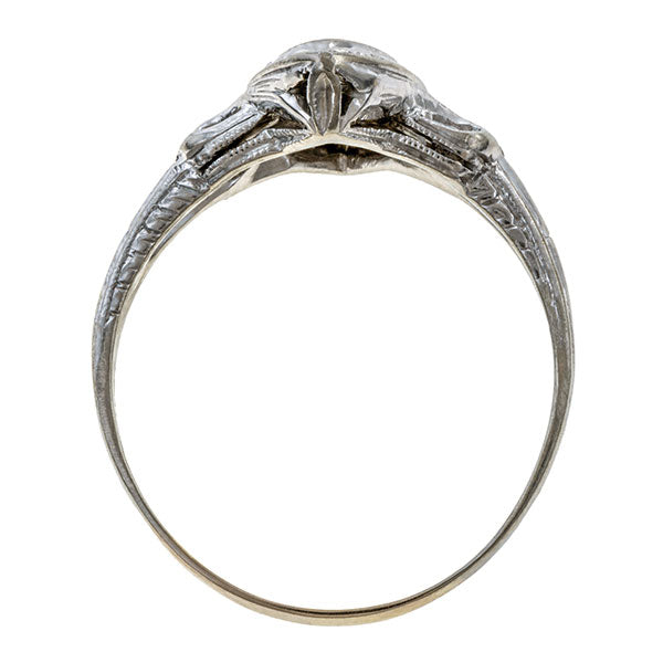 Vintage Diamond Ring sold by Doyle & Doyle an antique and vintage jewelry boutique.