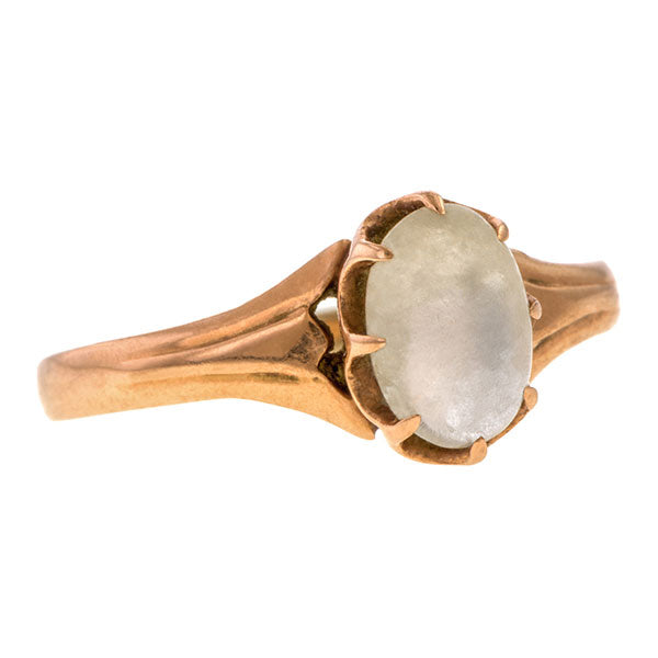 Victorian Moonstone Ring sold by Doyle and Doyle an antique and vintage jewelry boutique