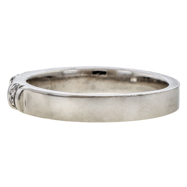 Vintage Diamond Wedding Band sold by Doyle and Doyle an antique and vintage jewelry boutique