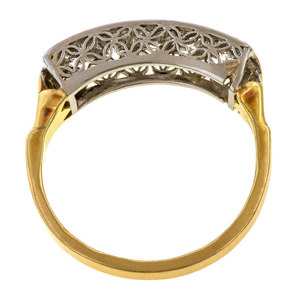 Antique Five Stone Ring sold by Doyle and Doyle an antique and vintage jewelry boutique