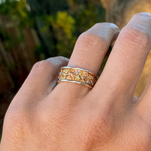 Antique Tri Gold Wedding Band sold by Doyle and Doyle an antique and vintage jewelry boutique