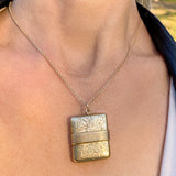 Victorian Aesthetic Revival Engraved Locket sold by Doyle and Doyle an antique and vintage jewelry boutique