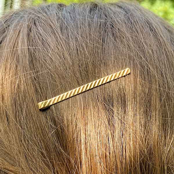 Vintage Cartier Bobby Pin sold by Doyle and Doyle an antique and vintage jewelry boutique