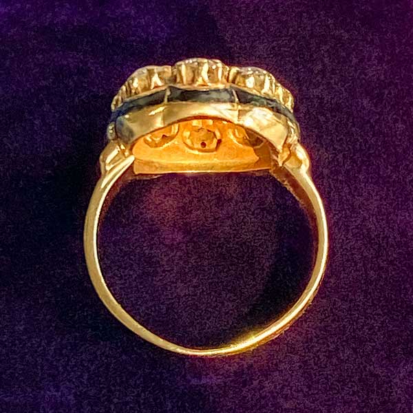 Vintage Diamond Cluster Ring sold by Doyle and Doyle an antique and vintage jewelry boutique