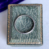 Art Deco Patterned Platinum Wedding Band sold by Doyle and Doyle an antique and vintage jewelry boutique