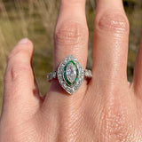 Art Deco Marquise Diamond Ring, sold by Doyle & Doyle antique and vintage jewelry boutique