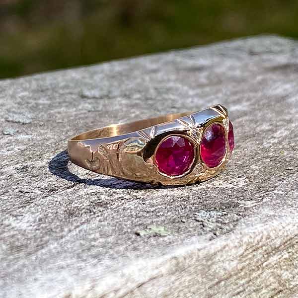 Antique Ruby Ring sold by Doyle and Doyle an antique and vintage jewelry boutique