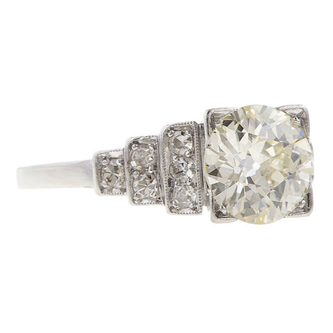 Vintage Engagement Ring, 1.50ct. sold by Doyle and Doyle an antique and vintage jewelry boutique