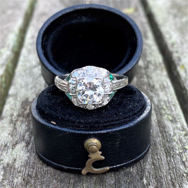 Vintage Engagement Ring, RBC 1.00 sold by Doyle and Doyle an antique and vintage jewelry boutique