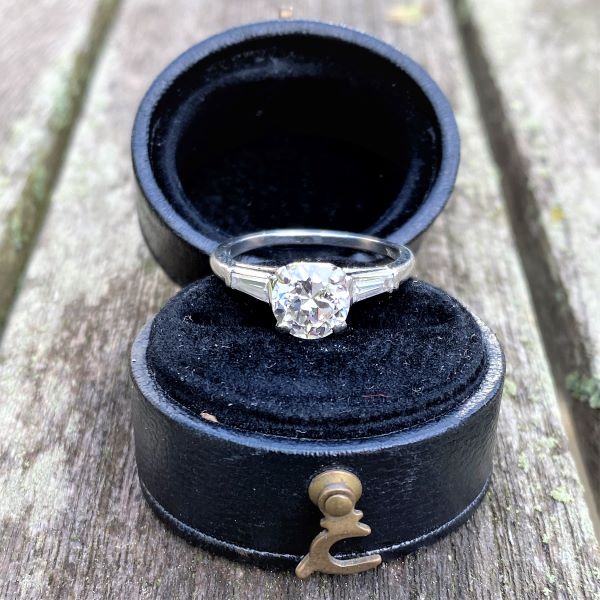 Vintage Engagement Ring, TRB 1.00ct. sold by Doyle and Doyle an antique and vintage jewelry boutique