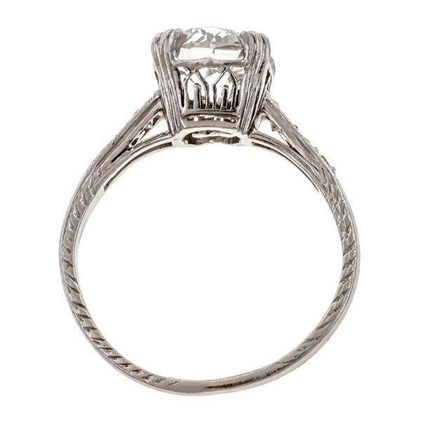 Vintage Engagement Ring, Old Mine 1.45ct. sold by Doyle and Doyle an antique and vintage jewelry boutique